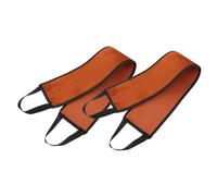 DRESSOOS 2piezas Aplicador De Loción Para Flocking Cinta De Espalda Duradera y Suave Herramienta Práctica Para Aplicar Autobronceador Casa y Viajes Color Marrón