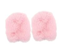 DRESSOOS 2piezas Cubierta De Micrófono De Piel Furry para Protección Antiviento y Antipop Accesorio De Grabación para Uso Interior y Exterior