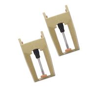 DRESSOOS 2piezas De Para Tocadiscos De Vinilo Needle Para Reproductores De Discos Compatible Gramófonos y Fonógrafos Instalación Acabado Elegante