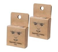 DRESSOOS 2piezas Regla De Microblading Herramienta De Maquillaje Tinta Para Cejas Herramientas