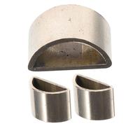 DRESSOOS 3 Piezas Anillo De De Caballo Con Lazo Violín Principiante Piezas De Reparación De Arco De Violín Instrumento Ukelele Violonchelo Virolas Estuche De Violin Arco Cobre Silver