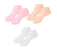 DRESSOOS 3pares Calcetines Para Cuidados Pies Hidratantes y Antirozaduras Calcetines Para Mujeres Ligeros y Transpirables