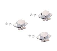 DRESSOOS 3piezas Soporte De Metal Para Tambor Tom De Base Para Percusión Compatible Drum Rack y De Usar