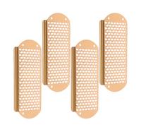 DRESSOOS 4 cuchillas de repuesto para lima de pies y removedor de callos, raspador de pies de fácil instalación, herramientas de pedicura, tablas de acero inoxidable para húmedos/secos (solo