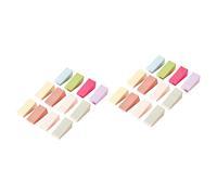 DRESSOOS 48piezas Esponjas De Manicura Para Diseño De Uñas De De Uñas Para Hombres y Mujeres Color Mezclado