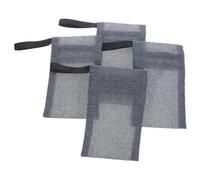 DRESSOOS 4piezas Bolsa De Jabón Para Ducha Funda De Nylon Para Jabón Barra Colgante De Almacenamiento Bolsa De Estropajo Para Baño
