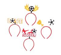 DRESSOOS 4piezas Decoraciones De De Fútbol Accesorios Para Fiestas Diademas Decorativas Para Competiciones Deportivas Para Fiestas Bares y Clubes