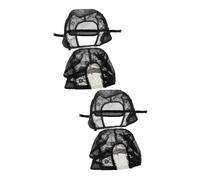 DRESSOOS 4piezas Gorro De u Tipo Elástico y Transpirable De De Encaje Para Cómodas y Ajustables Gorro De De Línea De Pesca