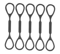 DRESSOOS 5 Piezas Cuerda De Remolque De Tubo De Sonido Instrumento Tope Deslizante De Afinación De Trompeta Limpiador De Trombón Tapones De Deslizamiento De Trompeta Black Gel De Sílice