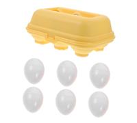 DRESSOOS 6 Huevos A Juego, Juguete Educativo De Plástico, para Niños Pequeños, con Forma De Huevo, para Aprender, Simular Y Girar.