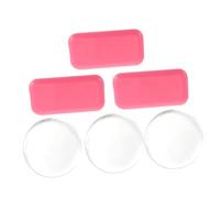 DRESSOOS 6 Piezas De Espaciadores De Pestañas Para Injerto, Almohadillas Para Extensiones De Pestañas, Soporte Para Pestañas, Almohadillas Para Pestañas, Bandeja Organizadora, Almohadillas