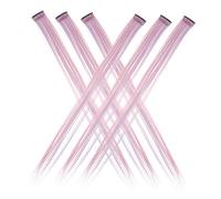 DRESSOOS 6 Piezas peluca de color horquillas para el cabello cinturones de maquillaje cinturón de damas pelucas de pelo para mujeres pelucas moradas para mujer Alambre de alta temperatura