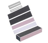 DRESSOOS 6piezas Herramientas Para Pulir Guitarras Protector De Diapasón De Lija Herramienta De Nivelación y Lijado De Trastes De Guitarra Para Luthier