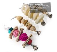 DRESSOOS 7piezas Juguetes para Unidades Masticables y Colgantes Entretenimiento Seguro