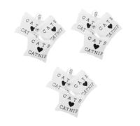 DRESSOOS 9 Piezas Saco para pellizcos de Gato Recarga de Hierba gatera Juguete Bolsa de Hierba gatera Cat Toys Bolsas de Hierba gatera para Gatos Saco de Hierba gatera