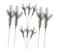 DRESSOOS Adornos Navideños De Agujas De Pino 3 Puntas Decoración De Ramo Floral