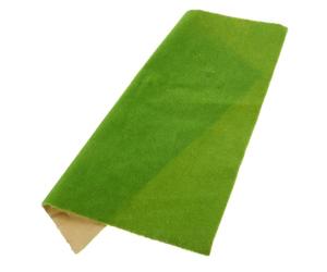 DRESSOOS Alfombra de Césped Artificial para Modelos Arquitectónicos Tacto Cómodo y Alta Realidad, Color Verde Claro, Material Plástico Adecuado para Decoración de Jardines