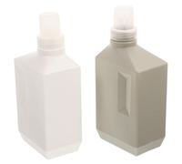 DRESSOOS Botellas de Lavado de 1000 Ml Pe, 2 Piezas, a Prueba de Fugas y Portátiles, Ideales para Champú y Detergente Líquido en Viaje