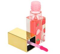 DRESSOOS Brillo Voluminizador de Labios Aceite Gelatinoso Hidratante, Efecto Espejo Duradero para Mujeres y Niñas, Color Rojo, Fórmula Líquida Ligera