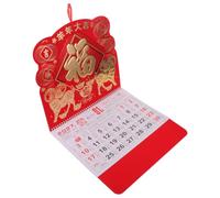 DRESSOOS Calendario de Pared del Zodíaco 2027, Almanaque Mensual Rojo