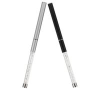 DRESSOOS Cepillo de Pestañas Tapa, Varita de Rímel en Espiral 2 Piezas, Herramientas de Maquillaje Reutilizables para Aplicar y Peinar Pestañas y Cejas, Plástico Ligero y Transparente, Uso