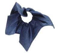 DRESSOOS Coletero Cuadrado Pelo Color Denim Para Cabello Grueso y Rizado Para Crear Coletas o De Caballo