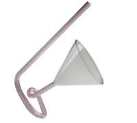DRESSOOS Copa Larga o Cristal de Borosilicato Cóctel Rosa Creativa Espiral Pajita Multiusos y Bebidas Frías Calientes en Fiestas y Uso Diario