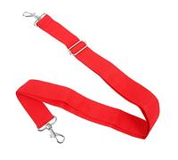 DRESSOOS Correa Ajustable Para Tambor De Percusión, Eslinga De Caja Gruesa De Poliéster Ganchos Metálicos, Cinturón Ancho Para Tambores De Cintura, Color Rojo, Resistente Para Desfiles y Espectáculos