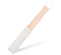 DRESSOOS Cuenco Tibetano De Madera Banda De Goma De Piel De Oveja, Varilla Para Pequeños Cuencos Sonido De Buda, Adecuado Para Meditación y Relajación