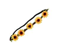 DRESSOOS De Girasol De Flores Hawaianas Banda De Pelo Flores Diseño Realista Para Fiesta Tropical