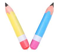 DRESSOOS Decoracion Colegio Lápices Inflables Jumbo de Pvc, Globo de Lápiz Grande para Decoración Escolar Fácil de Montar, Paquete de 2 Piezas para Aulas y Fiestas