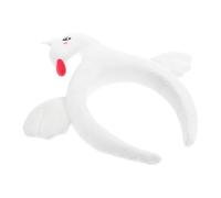DRESSOOS Diadema de Cisne de Peluche Ligera para Fiesta y Disfraz, Accesorio para Fotos de Niñas y Adultos, Banda Cabello Diseño de Dibujos Animados, Cómoda y Segura para Uso Prolongado