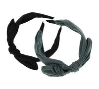 DRESSOOS Diadema de Lazo Ancho para Mujer y Niñas, Banda Cabello Nudo Ancho de Tejido y Plástico, Cómoda y Adecuada para Varios Peinados en Conciertos y Reuniones Color Color Aleatorio