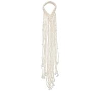DRESSOOS Diadema De Macramé Bohemio Borlas Para Novia Accesorio De Cabello De Boda Hecho Mano Para Ceremonias y Fiestas