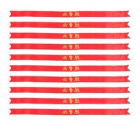 DRESSOOS Diadema Decorativa de Samurái para Juegos Deportivos, Cinta de Raso Excelente Elasticidad y Diseño Único, Paquete de 10 Piezas Que Se Mantiene en Su Lugar