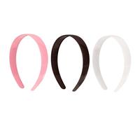 DRESSOOS Diadema Dentada Ancha Cabello Para Mujer 3 Piezas Multicolor Banda De Plástico Antideslizante Uso Diario Viajes y Deporte