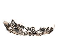 DRESSOOS Diadema Elegante Accesorio Cabello Vintage de Aleación Gemas de Imitación que Añade un Toque de Nobleza para Boda y Ocasiones Formales