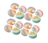 DRESSOOS Imán De Nevera Forma De Concha 20 Piezas Toalla De Pesca Paño De Pesca Toalla Hebilla Decoración De Conchas