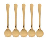 DRESSOOS Juego de 20 Cucharas Pequeñas de Acero Inoxidable Dorado para Condimentos Seguridad Alimentaria y Medición Precisa Adecuado para Accesorios de Cocina