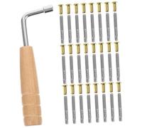DRESSOOS Juego De Clavijas De Afinación Para Lira Llave De Afinación y Repuestos, Accesorio Profesional Para Arpa De Lira, Pieza De Instrumento Musical Para Ajuste Preciso
