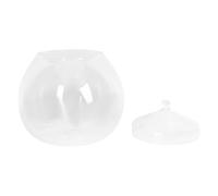 DRESSOOS Juego de Terrario de Musgo con Tapa, Botella de Vidrio para Ecosistema Cerrado de Plantas, Adecuado para Sala o Baño, Set de 1 Unidad Varios Estilos