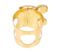 DRESSOOS Ligadura Ajustable Para Saxofón De Latón Clip De Fijación Práctico Para Boquilla Accesorio Saxofón Profesional Abrazadera Ligera y Segura Para Músicos