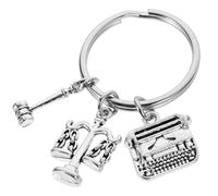 DRESSOOS Llavero Colgante de Aleación para Abogado y Secretario Judicial Accesorio Ligero y Resistente para Llaves Adorno Versátil Adecuado como Obsequio para Jueces y Graduados en