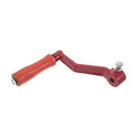 DRESSOOS Mango extractor manual de panales - Rodillo de manivela de acero inoxidable con mango antideslizante, repuesto para herramienta de miel, accesorio de apicultura para apiario