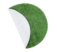 DRESSOOS Manteles Individuales para Patio Alfombra de Césped Artificial Natural y Realista Diseño Redondo en Plástico Práctico y Versátil para Mesa de Comedor para Casa