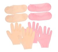 DRESSOOS Mascarillas Para Pies Exfoliante Calcetines Hidratantes Para Pies Secos y Agrietados Mascarilla Para De Silicona Para Cuidado De Spa y Hogar