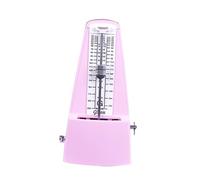 DRESSOOS Metrónomo Mecánico De Alta Precisión Con Sonido De Click y Campana Rosa Herramienta Efectiva Para Piano Guitarra y Violín Fácil De Usar Batería De Velocidad Preciso