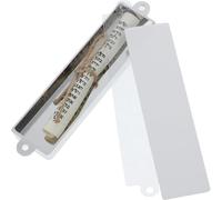 DRESSOOS Mezuzá para Puerta 94x20 Mm Pergamino y Escritura Hebrea, Estuche Metálico Decorativo Estrella de David Hexagonal, Protector Religioso para Espacio Sagrado Hogar