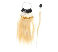 DRESSOOS Muestras de Tinte Cabello 30 Piezas Tabla de Colores de Cabello Humano Natural 9° Beige Claro para Salón Suministros de Cosmetología y Peluquería Profesional