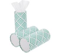 DRESSOOS Pañuelos Faciales para Coche 3 Unidades 50 Hojas Cada Uno, Papel Absorbente Multifunción, Dispensador Redondo Portátil para Portavasos, Accesorios Prácticos para Varios estilos
